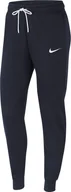 Spodnie sportowe damskie - Nike Nike Wmns Fleece Pants CW6961-451 Granatowe XS - miniaturka - grafika 1