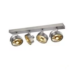 SLV SPOTLINE Kalu 4 aluminium szczotkowane QPAR111 1002025 - Oprawy, klosze i abażury - miniaturka - grafika 2