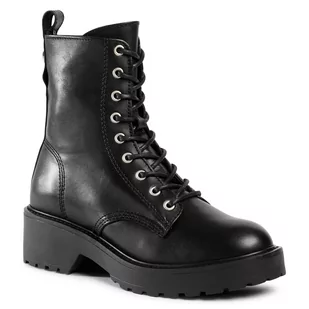 Steve Madden Trapery Tornado SM11000902-03001-017 Black Leather - Botki damskie - miniaturka - grafika 1