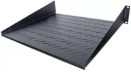 Szafy rack - Intellinet Półka do szafy 19\" 400mm 2U perforowana czarna 712514 - miniaturka - grafika 1