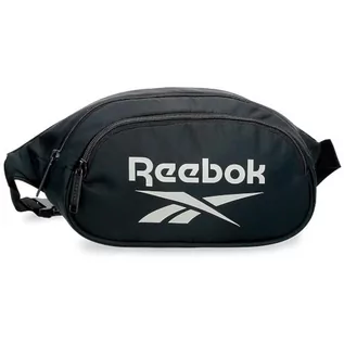 Torebki damskie - Reebok Helen torba na bananowy z kieszenią czarna 33,5x14x8 cm poliester, czarna, Talla única, torba na bananowy z kieszenią, czarny, Taille unique, Torba bananowa z kieszenią - grafika 1