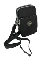 Torebki damskie - Stylowa Pozioma Torba Mała Na Ramię Bag Street NR 2248 CZARNY 20 x 12 x 4 [cm] - miniaturka - grafika 1