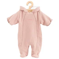 Kombinezony dla dzieci - Niemowlęcy Kombinezon Z Kapturem New Baby Frosty Pink 62 (3-6M) - miniaturka - grafika 1