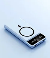 Powerbanki - C-Tec Powerbank 20000 mAh 22,5W z Magsafe 15W niebieski z wyświetlaczem - miniaturka - grafika 1