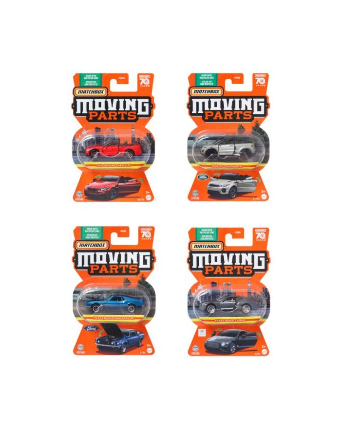 Matchbox Samochód akcji Ruchome części 1:64 FWD28 MATTEL