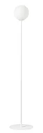 Lampy stojące - Biała, klasyczna lampa podłogowa z kulą 1080A z serii PINNE (｡◕‿◕｡) NAJTANIEJ W POLSCE‼️// RABATY W KOSZYKU‼️// NEGOCJUJ ‼️783-200-183 lub napisz sklep@kaja.com.pl - miniaturka - grafika 1