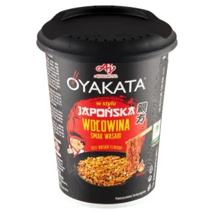 OYAKATA Danie instant z sosem Japońska wołowina smak wasabi - Szybkie dania obiadowe - miniaturka - grafika 1