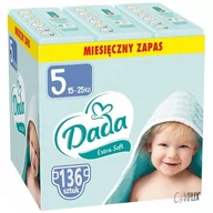 Pieluchy - Dada Extra Soft 5-junior 15‑25 Kg 136 Szt. Pieluszki Pampersy 2xjumbo Bag - miniaturka - grafika 1