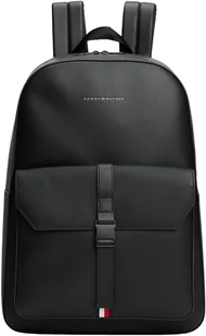 Tommy Hilfiger Plecak męski TH FUNDATION AM0AM13476 plecak, czarny (czarny), OS, czarny (czarny), rozmiar uniwersalny - Plecaki - miniaturka - grafika 1