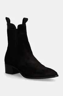 Gant sztyblety zamszowe St Broomly damskie kolor czarny na słupku 29553802 G00 - Botki damskie - miniaturka - grafika 1