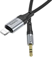 Kable USB - Kabel Hoco HOCO kabel AUX Lightning (męski) do Jack 3,5 mm (męski) UPA26 1 m czarny - miniaturka - grafika 1