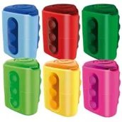 Przybory szkolne - Temperówka Groove podwójna różne kolory - miniaturka - grafika 1