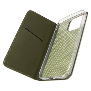 Etui Folio do iPhone'a 14 Pro Max Magnetyczne etui z uchwytem na kartę Stojak Złoto - Etui i futerały do telefonów - miniaturka - grafika 1