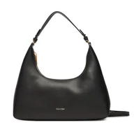 Torebki damskie - Torebka Calvin Klein Foil Logo Conv Shou?Lder Bag LV04F3272G Czarny - miniaturka - grafika 1