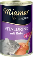 Przysmaki dla kotów - Korzystny zestaw Miamor Vitaldrink napój dla kota, 18 x 135 ml - Kaczka - miniaturka - grafika 1