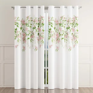 Zasłona gotowa tkanina drukowana Ralia 150x250cm 150 x 250 [cm] - Zasłony - miniaturka - grafika 1