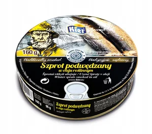Szprot podwędzany w oleju roślinnym Kier 160g - Konserwy i dania rybne - miniaturka - grafika 1