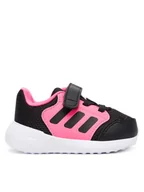 Buty dla dziewczynek - adidas Sneakersy Tensaur Run 3.0 JR6051 Czarny - miniaturka - grafika 1
