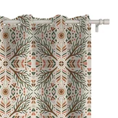 Zasłony - Zasłona WINTER wzór BN69 | Zimowe boho 150 x 200 cm tkanina standard - miniaturka - grafika 1