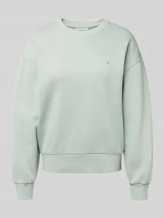 Bluza z wyhaftowanym logo model ‘CASEY’ - Bluzy damskie - miniaturka - grafika 1