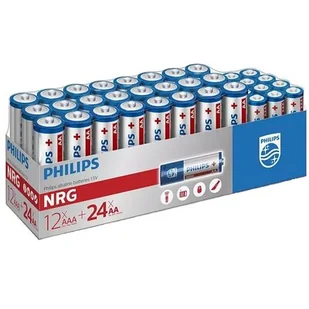 Philips Bateria AA LR6 AAA LR03 Power Alkaline 36 szt.) PHIL-LR036G36W 10 - Baterie i akcesoria - miniaturka - grafika 1