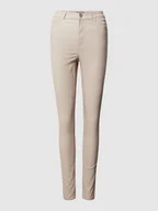 Spodnie damskie - Spodnie o kroju skinny fit z dodatkiem streczu - miniaturka - grafika 1