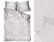 Pościel - Pościel 140x200 Bohema beżowa liście Bielbaw Premium - miniaturka - grafika 1