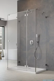 Radaway Essenza Pro Brushed Nickel Kdj+S kabina 80x80x80cm prawa szczotkowany nikiel 10097380-91-01R/10098080-01-01/10098080-01-01 - Kabiny prysznicowe - miniaturka - grafika 1