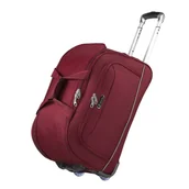 Walizki - Torba Podróżna Mała Na Kółkach Czerwona - miniaturka - grafika 1