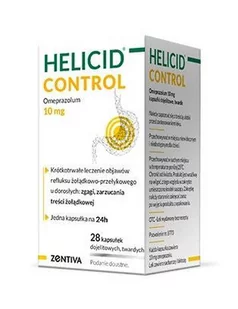 Zentiva Helicid Control 28 kapsułek 4513102 - Układ pokarmowy - miniaturka - grafika 1
