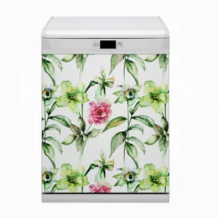 Magnetyczna osłona zmywarki Wiosna kwiaty 60x80 - Dekoracje domu - miniaturka - grafika 1