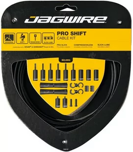 JAGWIRE Zestaw linek i pancerzy przerzutkowych Pro czarny PCK500 - Części rowerowe - miniaturka - grafika 1