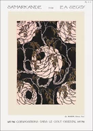 Plakaty - Flower pattern Art Deco stencil print in oriental style, E. A. Séguy -  plakat Wymiar do wyboru: 59,4x84,1 cm - miniaturka - grafika 1