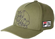 Czapki damskie - FILA Unisex dziecięca czapka z daszkiem Thorne Warner BROS Kid Dad Cap bejsbolówka, kolor oliwkowy, rozmiar uniwersalny - miniaturka - grafika 1