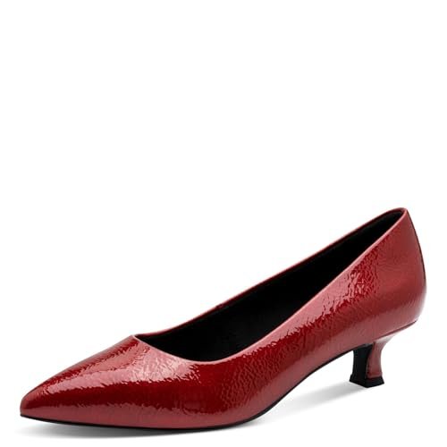 MARCO TOZZI Pompy damskie 2-22302-45 czółenka, DK Red Pat, 40 EU, Dk Red Pat, 40 EU