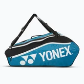 Tenis ziemny - Torba tenisowa YONEX 1223 Club Racket Bag black/blue - miniaturka - grafika 1