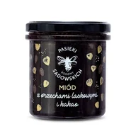 Miód - Pasieki Sadowskich Miód z orzechami laskowymi i kakao 430g - miniaturka - grafika 1