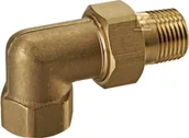 Łączniki, trójniki, kształtki - Śrubunek Twist kątowy 3/4" mosiądz - miniaturka - grafika 1