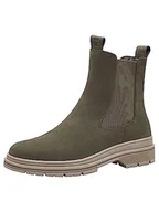 Botki damskie - Tamaris Damskie botki 1-1-25436-41, oliwkowy, 39 EU - miniaturka - grafika 1