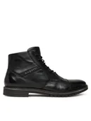 Botki męskie - Bugatti Trzewiki 331-8373A-4000 Czarny - miniaturka - grafika 1