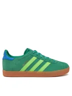 Buty dla dziewczynek - adidas Sneakersy Gazelle JP7127 Zielony - miniaturka - grafika 1