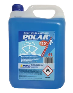 POLAR PŁYN ZIMOWY DO SPRYSKIWACZY NA ETANOLU -20 5L - Płyny do spryskiwaczy - miniaturka - grafika 1