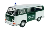 Samochody i pojazdy dla dzieci - WELLY 1972 VW VOLKSWAGEN BUS T2 POLIZEI 1:24 - miniaturka - grafika 1