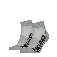 Skarpetki męskie - HEAD SKARPETKI STOPKI 2 PARY QUARTER GREY 791019001 008 39-42 - miniaturka - grafika 1