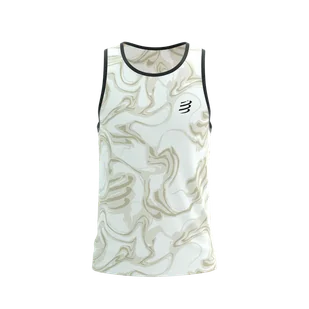COMPRESSPORT Koszulka biegowa PERFORMANCE SINGLET sugar/camo print - Koszulki sportowe męskie - miniaturka - grafika 1