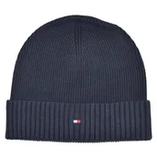 Czapki i chusty sportowe męskie - Czapka zimowa Tommy Hilfiger Essential Flag Beanie - AM0AM10337-DW6 - miniaturka - grafika 1