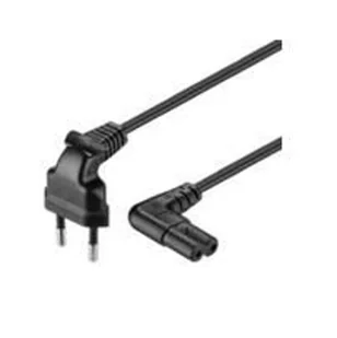 Microconnect PE030718AA kabel zasilające Czarny 2 m C7 panel - Kable komputerowe i do monitorów - miniaturka - grafika 1