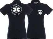 Odzież robocza - Promostars LPP - Koszulka Polo damska LEKARZ granatowa - miniaturka - grafika 1