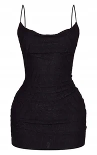 PRETTYLITTLETHING SUKIENKA OŁÓWKOWA MINI 38 M6K - Sukienki - miniaturka - grafika 1