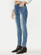 Spodnie damskie - One Teaspoon Jeansy Freebirds 26725 Niebieski Skinny Fit - miniaturka - grafika 1
